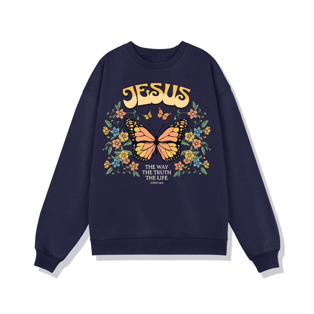 Jesus is Life Oversized Sweatshirt