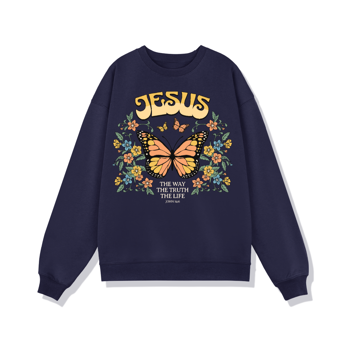 Jesus is Life Oversized Sweatshirt