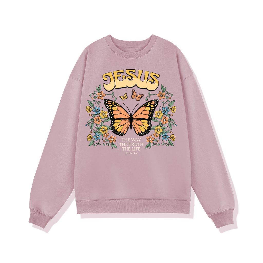 Jesus is Life Oversized Sweatshirt