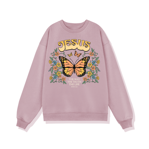 Jesus is Life Oversized Sweatshirt
