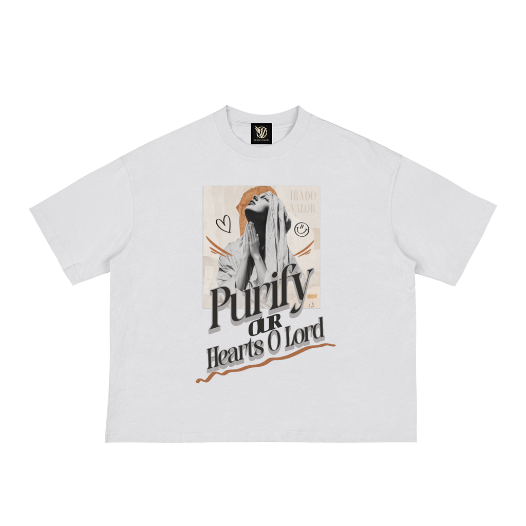 "Purify Our Hearts O Lord" Loose Boxy Tee