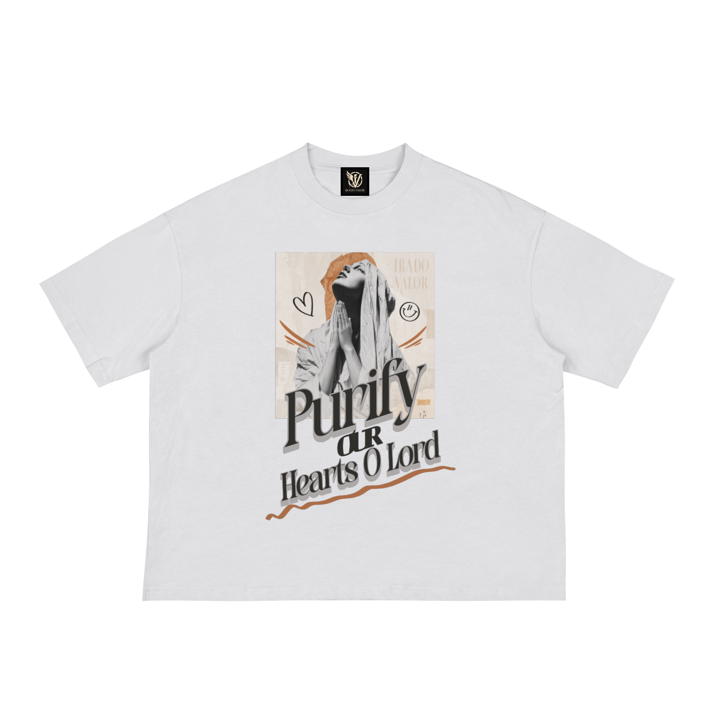"Purify Our Hearts O Lord" Loose Boxy Tee