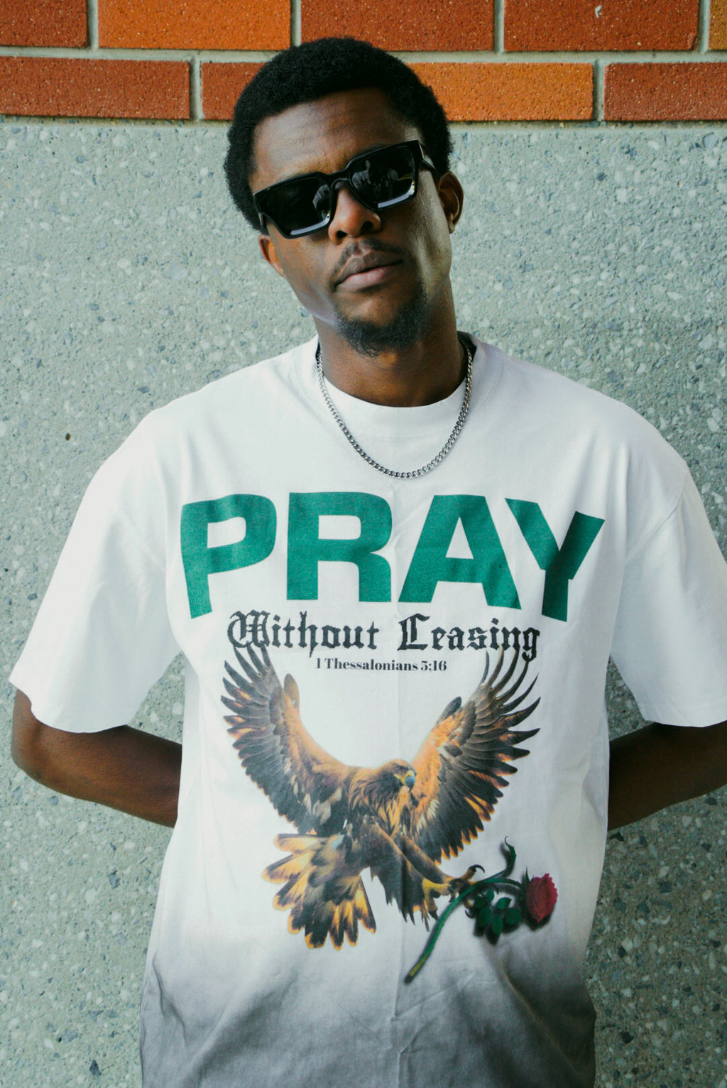 Pray Without Ceasing Sunfade Vintage