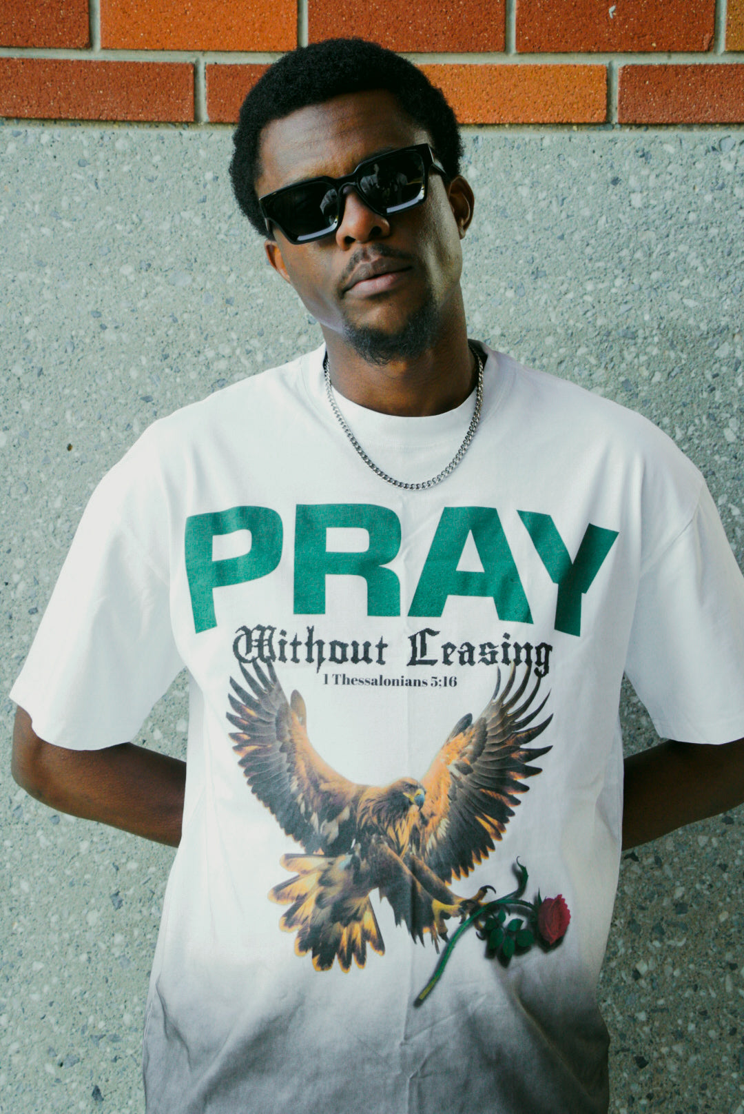 Pray Without Ceasing Sunfade Vintage