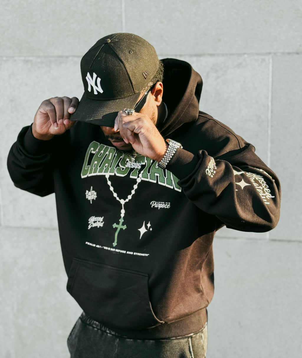 Proud Christian (Unisex Boxy Fit Hoodie)