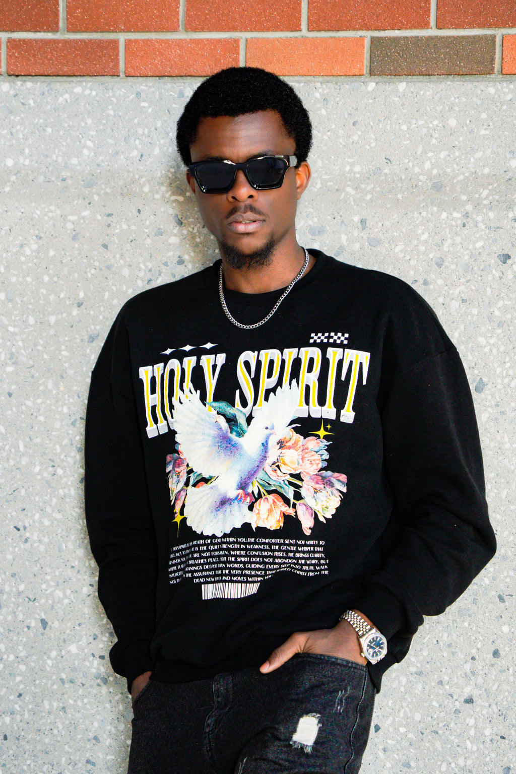 Unisex Holy Spirit Oversized Sweatshirt