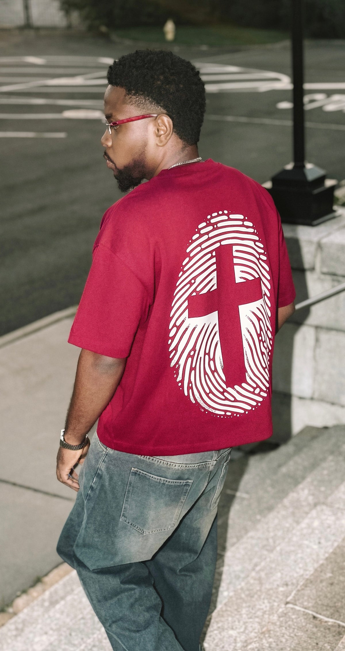 “Jesus In My DNA” Unisex Boxy Oversized T-Shirt